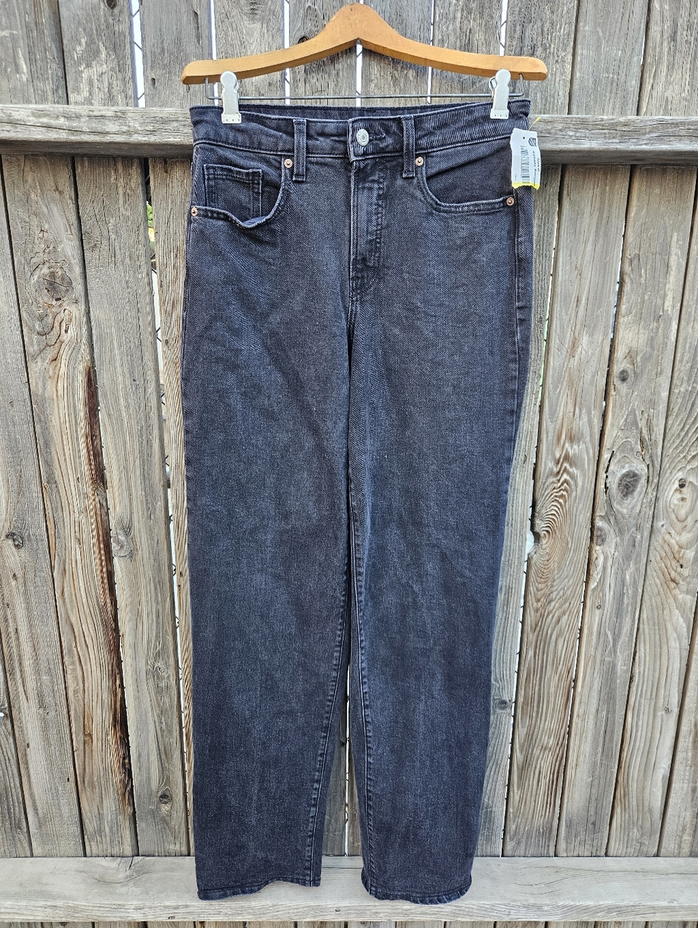 Old Navy Classic High-Rise Straight Women's Jeans - Black Size 6